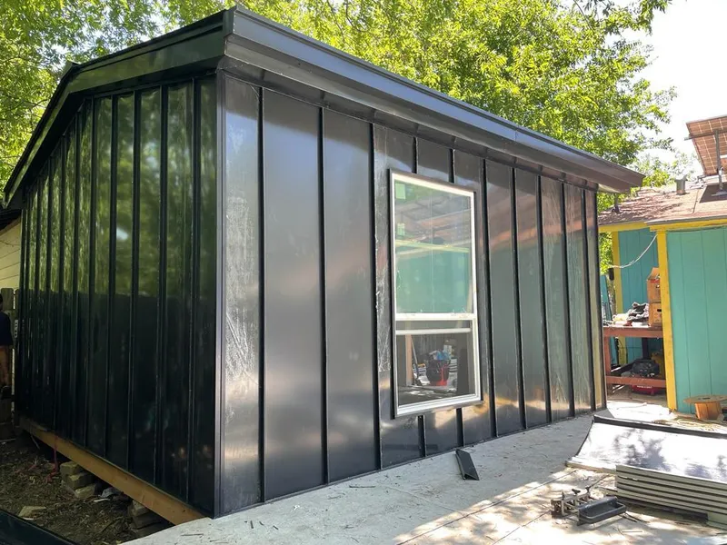 Black standing seam metal wall panels for Roof Inspection in Kokomo